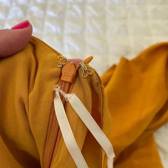 Camila Coelho Stella mini dress in gold - Picture 12 of 14